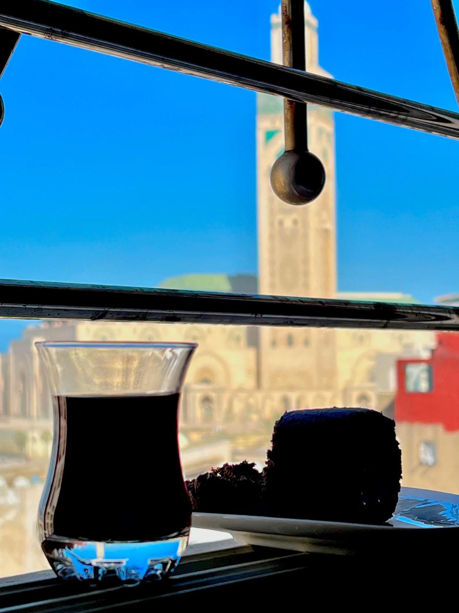 Bel Appartement Avec Une Belle Vue Sur La Grande Mosquee Hassan II Et La Mer Casablanca Extérieur photo